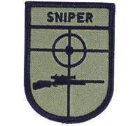 Patch Stemma Ricamato Sniper Softair US Marine Army Cotone- 1213