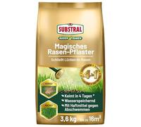 Patch Substral Magic Lawn, riparazioni prato, semi di prato, substrato di semi Premium e fertilizzante, 3,6 kg fino a 16 m²