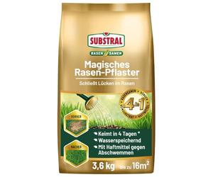 Patch Substral Magic Lawn, riparazioni prato, semi di prato, substrato di semi Premium e fertilizzante, 3,6 kg fino a 16 m²