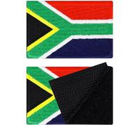 Patch Sudafrica, set da 2 | Klett Patch South Africa, Patch militari con chiusura a strappo, Patch tattici di morale con chiusura a strappo | 40x60mm
