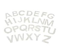 Patch Termoadesiva Lettere con Strass, Ricamo per Vestiti | Tessuto Finitura Brillante, Sagome Alfabetiche per Iniziali e Nomi, Adatta a Borse e Cappelli
