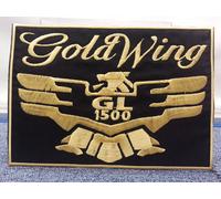 PATCH TOPPA AQUILA GOLDWING 1500 SCRITTA CLASSICA-22x15CM TERMOADESIVA
