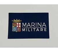 Patch-Toppa Microricamata in HD/Jacquard (Alta Definizione) Termoadesiva, Micro Filo, Dimensioni : H.cm.6 X L. cm.9,5 - Made in Italy