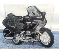 PATCH TOPPA RICAMATA MOTO GOLDWING GL1800 NEW 14x12CM COLORE METALLIC GREY