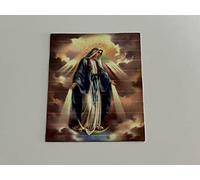 Patch-Toppa SUBLIMATICA - MADONNA dei MIRACOLI - Termoadesiva, Dimensioni : H.cm.7,5 X L. cm.6 - Made in Italy
