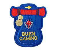 Patch/Toppa termoadesiva Cammino di Santiago Mochila