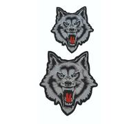 Patch Toppa Termoadesiva Immagine Lupo Animale Grande Piccolo