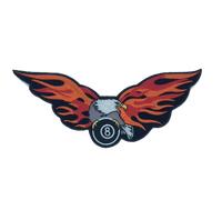 Patch toppe ricamate immagini moto termoadesive made in Italy grandi e piccole