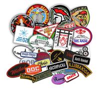 Patch Toppe Ricamate Personalizzate con il Tuo Logo - Termoadesive o Velcro