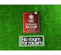 Patch ufficiale The Emirates FA Cup 150 anni 20-21 vincitore 6 + NO ROOM FOR ...