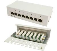 Patchbox di rete 8 Porte CAT 6 LogiLink NP0016A 1 U
