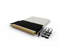 Patchbox ONE 30 RU Cat.6a - Pannello patch a 24 porte con sistema di gestione dei cavi retrattile per rack da 19", include cavi piatti e cassette da 10 GB, facile configurazione del server di rete