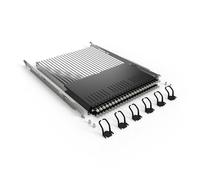 PATCHBOX Plus+ (STP, Nero, Cavo 1,8m) - Sistema di gestione cavi per rack con 24 cavi Cat6a retrattili (coppie ritorte, PoE), organizer 0RU, installazione e manutenzione 8x più veloce