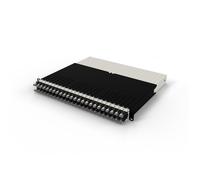 PATCHBOX patchbox.one / 8RU / Cat.6a Sistema di gestione dei cavi per cabinet di rete. Installazione e manutenzione più veloci con cavo Ethernet retrattile (Cat6a, Twisted Pairs) (STP, nero)