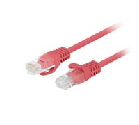 Lanberg PCU6-20CC-0200-R cavo di rete Rosso 2 m Cat6 U/UTP (UTP) - Nouvo