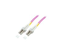 Patchcord EFB LC/UPC-LC/UPC Duplex Multi Mode OM4 1 m Viola | O0319.1
