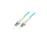 Patchcord EFB LC/UPC-LC/UPC Duplex Multi Mode OM4 3 m aqua | O0312.3