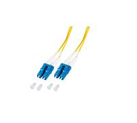 Patchcord EFB LC/UPC-LC/UPC Duplex Single Mode OS2 2 m Giallo | O0350.2-1.2