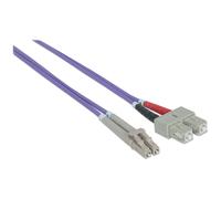 Patchcord INTELLINET SC/UPC-LC/UPC Duplex Multi Mode OM4 1 m Viola | 751049