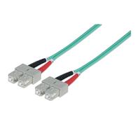 Patchcord INTELLINET SC/UPC-SC/UPC Duplex Multi Mode OM3 1 m aqua | 751025