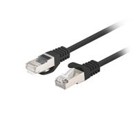 PATCHCORD KAT.6 FTP 1,5 M NERO FLUKE PASS PCF6-20CC-0150-BK
