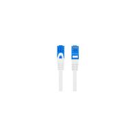 Patchcord Lanberg S/FTP cat.6A 1m LSZH CCA fluke passed white
