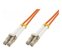 Patchcord Techly LC/UPC-LC/UPC Duplex Multi Mode OM2 3 m Arancione | ILWL D5-LCLC-030