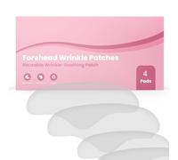 Patches per rughe sulla fronte Soluzione per la cura della pelle riutilizzabile non invasiva Linee sottili e rughe leviganti Abbinamenti con patch per gli occhi e nastro viso Confezione da 4 (White)