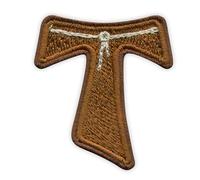 Patchion Croce Di Tau - San Francesco D'Assisi - Cucire - Patch/Insegna/Emblema Ricamato