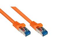 Patchkabel Cat. 6a S FTP, PiMF halogenfrei 500MHz orange 0,25m