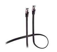 Patchkabel Flexline Cat 8.1 U/FTP PIMF, Flach hochflexibel Schwarz 10,0 m Marca