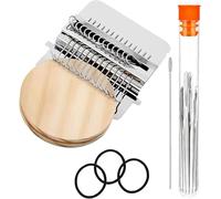 Patchmaker 2.0 Kit, Knitpatch Patchmaker 2.0 Kit, Knit Patch Loom K it, Patch Maker Loom, piccolo rammendo L OOM Weave Tool, può essere riparato vestiti rapidamente e facilmente (28)