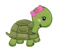 PatchMommy Girl Tartaruga Toppa termoadesiva/cucibile - Applicazioni per bambini