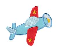 PatchMommy Toppa Termoadesiva Aereo Patch Ricamate per Ferro da Stiro o per Cucire - Toppe Adesive per Vestiti, Applicazioni per Tessuti Bambini