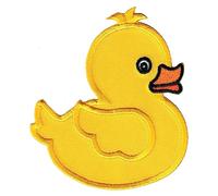 PatchMommy Toppa Termoadesiva Anatra Patch Ricamate per Ferro da Stiro o per Cucire - Toppe Adesive per Vestiti, Applicazioni per Tessuti Bambini