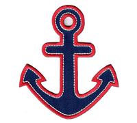 PatchMommy Toppa Termoadesiva Ancora Patch Ricamate per Ferro da Stiro o per Cucire - Toppe Adesive per Vestiti, Applicazioni per Tessuti Bambini