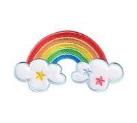 PatchMommy Toppa Termoadesiva Arcobaleno Patch Ricamate per Ferro da Stiro o per Cucire - Toppe Adesive per Vestiti, Applicazioni per Tessuti Bambini