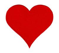 PatchMommy Toppa Termoadesiva Cuore Patch Ricamate per Ferro da Stiro o per Cucire - Toppe Adesive per Vestiti, Applicazioni per Tessuti Bambini