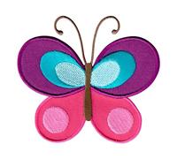 PatchMommy Toppa Termoadesiva Farfalla Patch Ricamate per Ferro da Stiro o per Cucire - Toppe Adesive per Vestiti, Applicazioni per Tessuti Bambini