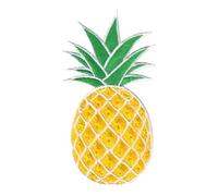 PatchMommy Toppa Termoadesiva Frutta Ananas Patch Ricamate per Ferro da Stiro o per Cucire - Toppe Adesive per Vestiti, Applicazioni per Tessuti Bambini