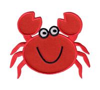 PatchMommy Toppa Termoadesiva Granchio Patch Ricamate per Ferro da Stiro o per Cucire - Toppe Adesive per Vestiti, Applicazioni per Tessuti Bambini