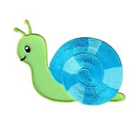 PatchMommy Toppa Termoadesiva Lumaca Patch Ricamate per Ferro da Stiro o per Cucire - Toppe Adesive per Vestiti, Applicazioni per Tessuti Bambini