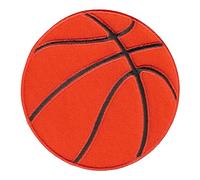PatchMommy Toppa Termoadesiva Pallacanestro Palla Pallone da Basket Sport Patch Ricamate per Ferro da Stiro o per Cucire - Toppe Adesive per Vestiti, Applicazioni per Tessuti Bambini