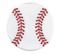 PatchMommy Toppa Termoadesiva Pallone da Baseball Palla Sport Patch Ricamate per Ferro da Stiro o per Cucire - Toppe Adesive per Vestiti, Applicazioni per Tessuti Bambini