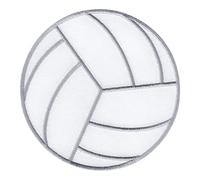 PatchMommy Toppa Termoadesiva Pallone da Pallavolo Palla Sport Patch Ricamate per Ferro da Stiro o per Cucire - Toppe Adesive per Vestiti, Applicazioni per Tessuti Bambini