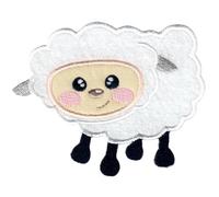 PatchMommy Toppa Termoadesiva Pecora Patch Ricamate per Ferro da Stiro o per Cucire - Toppe Adesive per Vestiti, Applicazioni per Tessuti Bambini