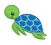 PatchMommy Toppa Termoadesiva Tartaruga di Mare Patch Ricamate per Ferro da Stiro o per Cucire - Toppe Adesive per Vestiti, Applicazioni per Tessuti Bambini