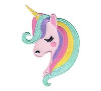 PatchMommy Toppa Termoadesiva Unicorno Patch Ricamate per Ferro da Stiro o per Cucire - Toppe Adesive per Vestiti, Applicazioni per Tessuti Bambini