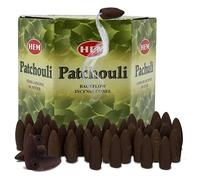 Patchouli - Coni di incenso a riflusso per cascate, fontane di fumo aromatiche