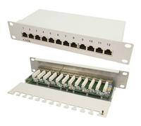 Patchpanel di rete 12 porte cat 6 logilink np0041 1 u